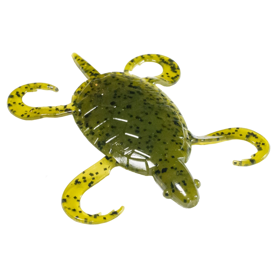 DDT3-Green Pumpkin Seed Doomzday Turtle - Doomz Day Bass Turtle Lures